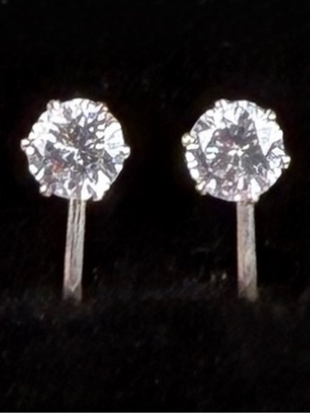 Stunning Bling Silvertone Clip On Earrings
